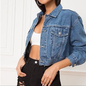 Superdown Cropped Denim Jacket from REVOLVE
